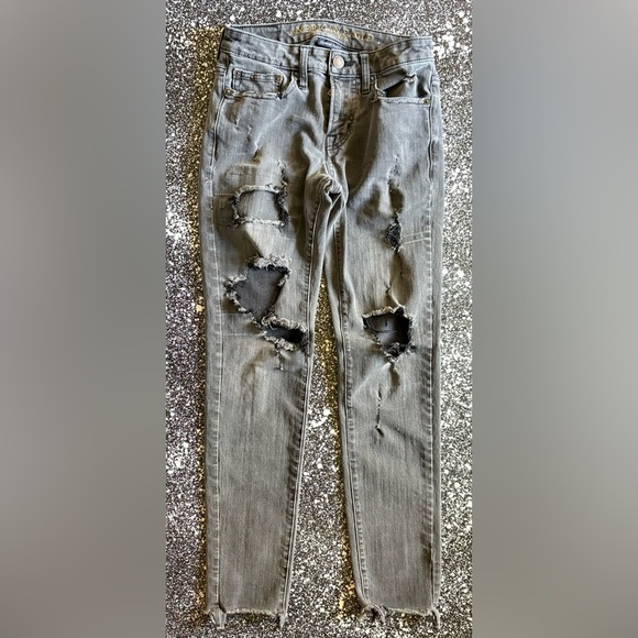 AEO Extreme Flex 4 Skinny Jeans Size 28x30 - Picture 1 of 5